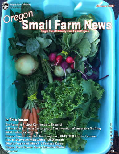 Small Farm News: Summer 2018